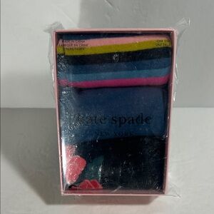 Kate Spade Multicolor Striped and Floral Socks